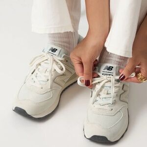 New Balance Cream Sneakers